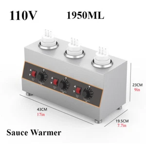 480W Commercial Electric Hot Chocolate Sauce Warmer Cheese Jam Melt Maker 1950ML - Picture 1 of 10