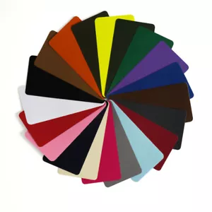 10/100 STCK. 10*20CM Leer Rechteck Selbstklebender Aufnäher 20 Farben Applikation Aufkleber - Bild 1 von 42
