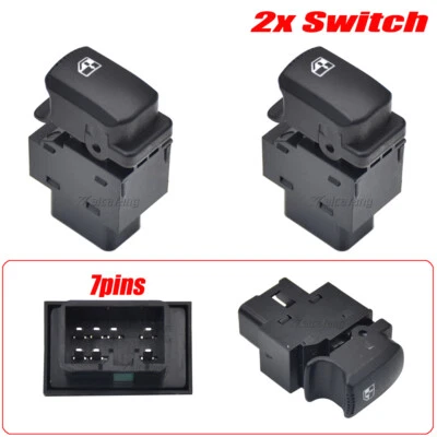 2PCS Passenger For Hyundai Santa Fe CM 2007-2011 Power Window Switch 93580-2B000 - Image 1 of 4