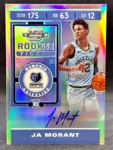 2019-20 Contenders Optic Ja Morant ** Rookie Ticket Auto #106 RC On Card Auto - Picture 1 of 2