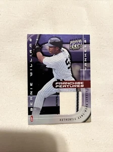 2001 Donruss Fan Club Bernie Williams Game Used Jersey! /150! Yankees Rare - Picture 1 of 2