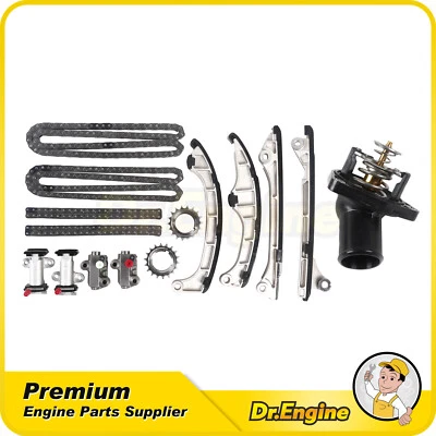 Kit de cadena de distribución con termostato adecuado 08-16 Toyota Tundra Lexus LS460 GX460 4,6 L Foto 1 de 4