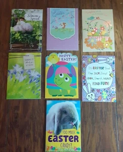 Lote de 7 tarjetas de Pascua surtidas de tarjetas nuevas de saludo Heartline - manualidades-libro de recortes - Imagen 1 de 9
