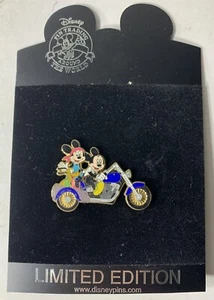 Disney Pin Trading 2007 Motorcycle Series - Mickey, Minnie, Pluto LE 250 RARE - Picture 1 of 7