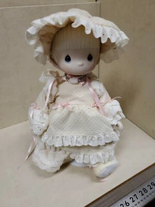 PRECIOUS MOMENTS PORCELAIN BABY DOLL E-2851 KRISTY 1984 used - Picture 1 of 8