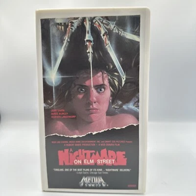A Nightmare On Elm Street 1-5 VHS Lot MEDIA 1st Releases 80s Horror Clamshell - Image 1 of 4