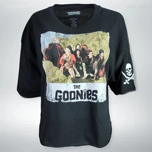 The Goonies Movie Cast Pirate Edition Short Sleeve Crop Top Shirt | Large (44) - Picture 1 of 3