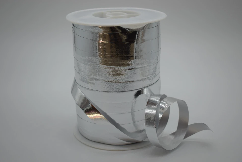 STAR Spule Draht Farbe Silber Metallisiert 10 mm X 250m Nastro da regalo