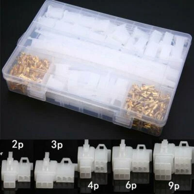 580Pcs 2/3/4/6/9 Pin Mixed Terminal Electrical Wire Connector with Fixed Hook - Image 1 of 4