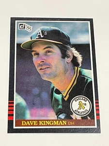 1985 Donruss Baseball #54 - Dave Kingman - Oakland Athletics - Picture 1 of 2