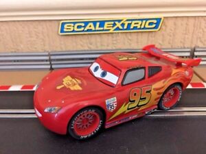 Scalextric Disney Pixar Lightning McQueen 95 Mint Condition Rare Unboxed