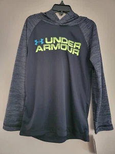 Under Armour Youth Hoodie Black/Stealth Gray Size 5 (NEW) - Picture 1 of 5
