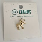 Little Elephant Charm Gold Tone Good Luck Pendant Animal Jewelry Charm Bracelet