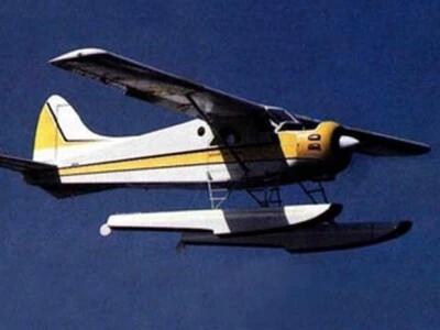 DHC-2 Beaver Floatplane 71" Wingspan RC Model Airplane Printed Plans & Templates - Image 1 of 2