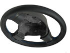 FITS FIAT SEICENTO PERFORATED LEATHER STEERING WHEEL COVER LIGHT BLUE STITCHING