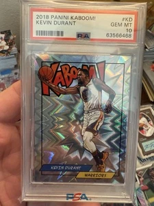 2018 Panini Kevin Durant Kaboom Case Hit PSA 10 - Picture 1 of 2