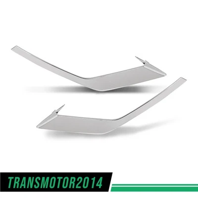 Fit For 2019-2022 Volvo V60 S60 Front Lower Bumper Chrome Trim Left & Right Side Foto 1 de 4