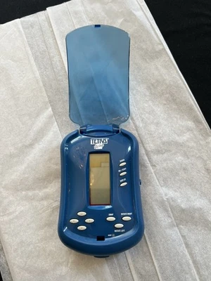 Tetris Iluminado Radica Azul Tapa Abatible Portátil Viaje Electrónico Juego Probado Funciona Foto 1 de 4