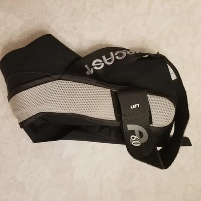 Suporte de tornozelo Aircast A60, pé esquerdo, preto, grande (tamanho do sapato: masculino 12+ - Imagem 1 de 4