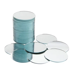 60 Pack Small Round Mirrors for Crafts, 2-Inch Glass Tile Circles for Wall Decor - Picture 1 of 10