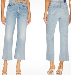 Mother Superior The Rambler Ankle Jeans Women's 26 Blue Bucket List Straight Leg - Picture 1 of 22