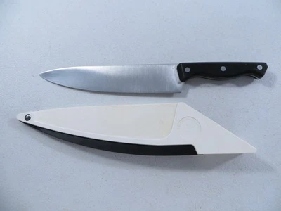 Pampered Chef 8" Chef's Knife W/ Self Sharpening Case - Image 1 of 4