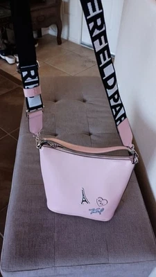 Karl Lagerfeld Paris handbag pink - Image 1 of 4