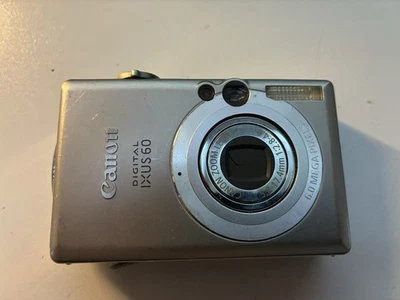 Canon PowerShot Digital/Digital IXUS 60 6,0 MP CON Cargador de Batería/Lector de Tarjetas Foto 1 de 4