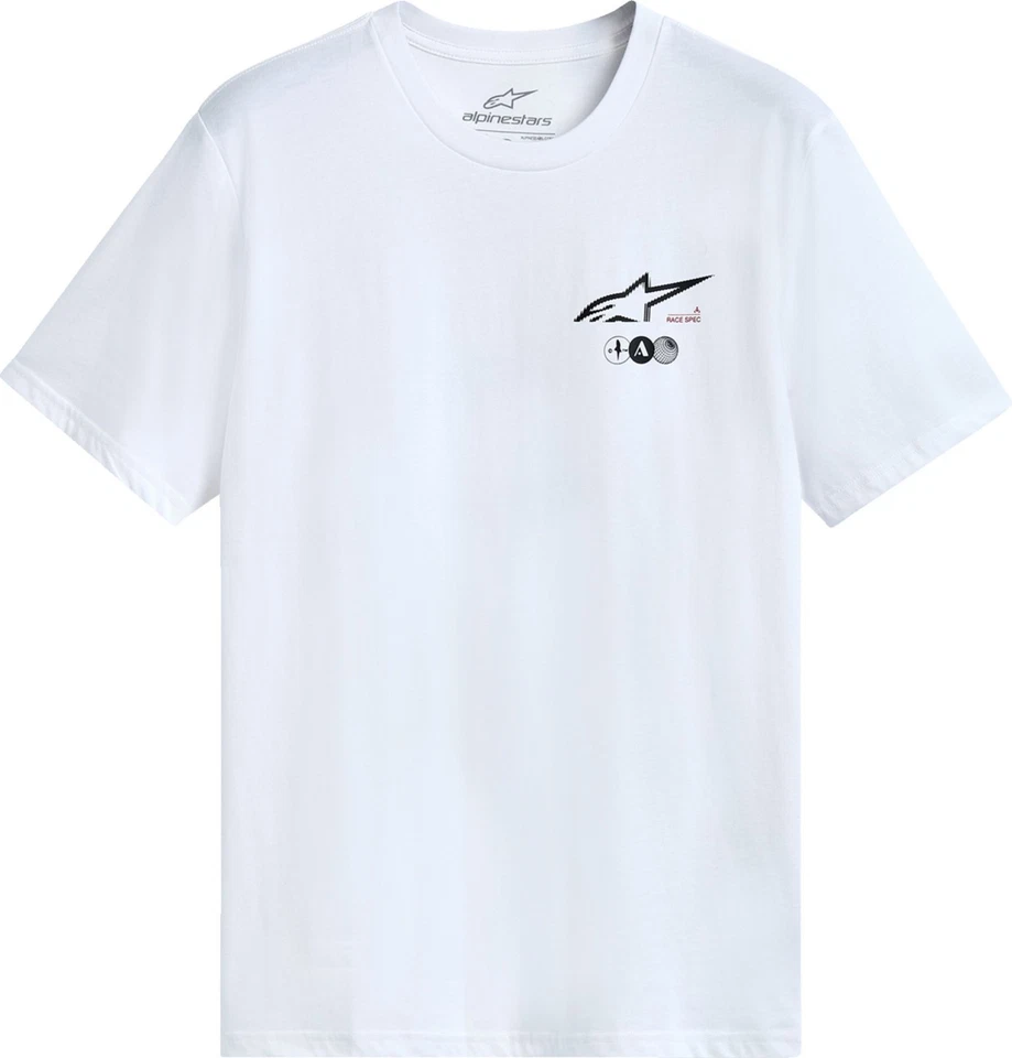 Camiseta blanca de manga corta Alpinestars Asym CSF para hombre Foto 1 de 1