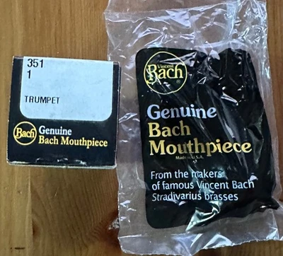 Bach 3511, Boquilla Trompeta 1, nuevo stock antiguo, nunca usada, embalaje sin abrir. Foto 1 de 4