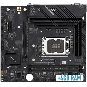 Carte Mère Micro-ATX B760M DDR4 Core I3 CPU 12-13 Gen 4GB RAM Gaming PCIe PC - Afbeelding 1 van 5