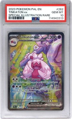 Tinkaton ex #262 2023 Pokemon SV Paldea Evolved Secret Rare GEM MINT 10 - Image 1 of 2