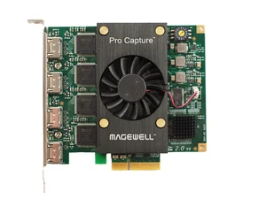 MAGEWELL Pro Capture P/N: 11100 Quad HDMI Four-Channel HD Capture Card - Picture 1 of 4