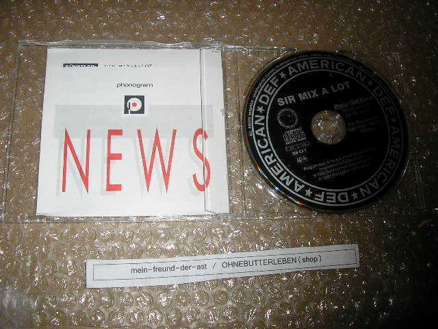 CD Hiphop SirMixalot - Baby Got Back (1 Song) Promo DEF AMERICAN +presskit - Bild 1 von 1