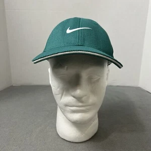 Nike Golf Flex Fit Hat Cap Men’s M/L Green Swoosh Baseball Style - Picture 1 of 8