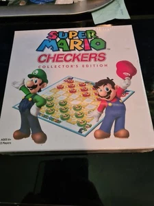 Rare Genuine Nintendo Super Mario Brothers Checkers Brand New collectors edition - Picture 1 of 3