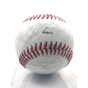 Nomar Garciaparra & Mo Vaughn Boston Red Sox Dual Auto Baseball - Picture 1 of 5