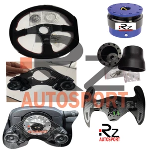CIVIC FB9TH THE MODIFIED STEERING WHEEL RETAINS THE ORIGINAL MULTI FUNCTION - Picture 1 of 3