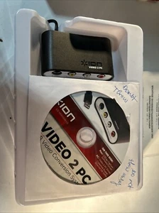 ION Video 2 PC VHS VCR to Computer USB Video Conversion System Transfer Movies - Afbeelding 1 van 4