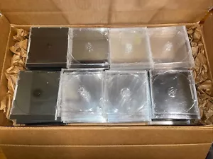 Standard Single Jewel Cases CD/DVD Disc Storage Lot of Approximately 72 USED - Picture 1 of 3