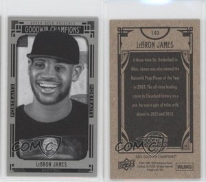 2015 Upper Deck Goodwin Champions Black and White Portraits Minis LeBron James