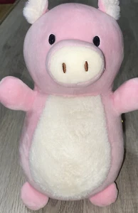 Squishmallows  Pink Pig Easter Stuffed 2019  Mystery Egg Hug Mess KellyToy 10” - Picture 1 of 9