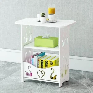Side Table End Table Versatile with Storage Modern Bedside Table Drink Table for - Picture 1 of 6