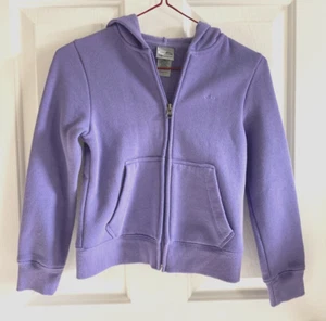 Girl's ls, hooded, full zip, lavender sweatshirt from Champion, size S - Picture 1 of 4