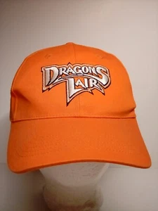 Rare Vin. Orange Dayton Dragons snap back hat.  Embroidered, white/black. - Picture 1 of 6