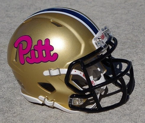 UNIVERSITY of PITTSBURGH PITT PANTHERS 2015 BCA FOOTBALL MINI HELMET +OTHERS Cover