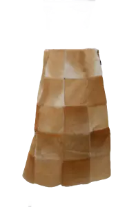 FENDI 1998 FAWN FUR SKIRT - Picture 1 of 6
