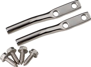 Kentrol Door Strap Pins Stainless Steel Pair for Jeep CJ Wrangler YJ 75-95 30549 - Bild 1 von 4