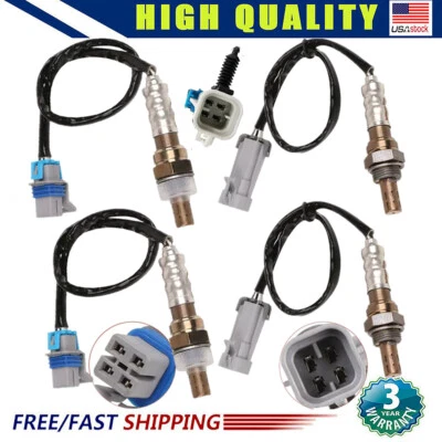4PCS Upper&Lower Oxygen Sensor For 2008-2013 Chevrolet Silverado GMC Sierra 1500 - Imagem 1 de 4
