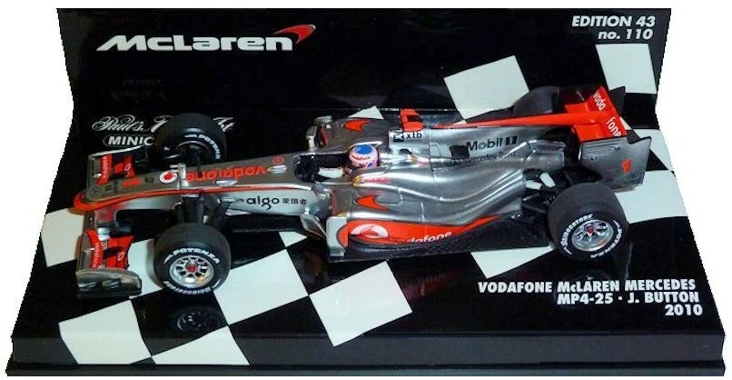 Minichamps McLaren MP4-25 #1 2010 - Jenson Button 1/43 Scale - Image 1 of 1